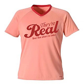 Boob are real, but the shirt is fake